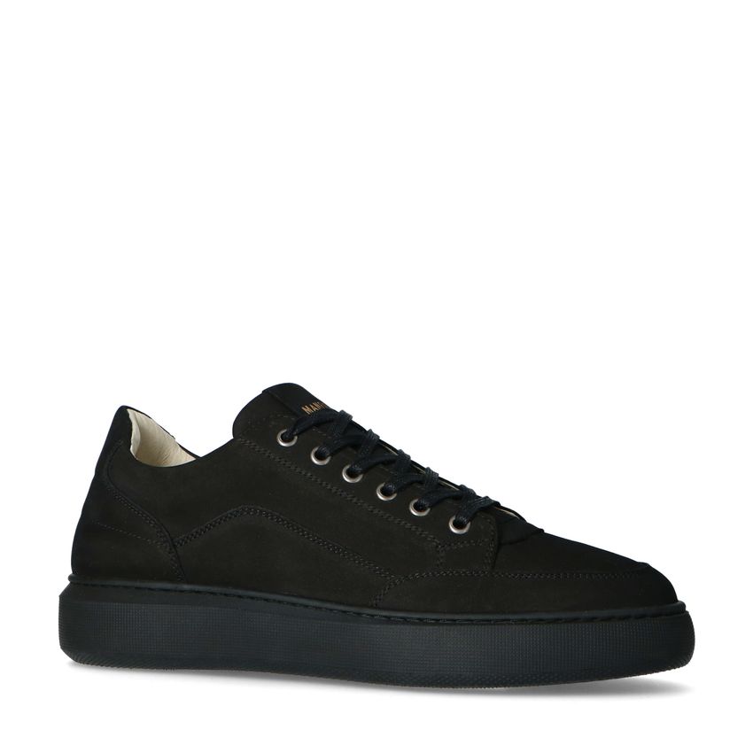 Zwarte nubuck sneakers