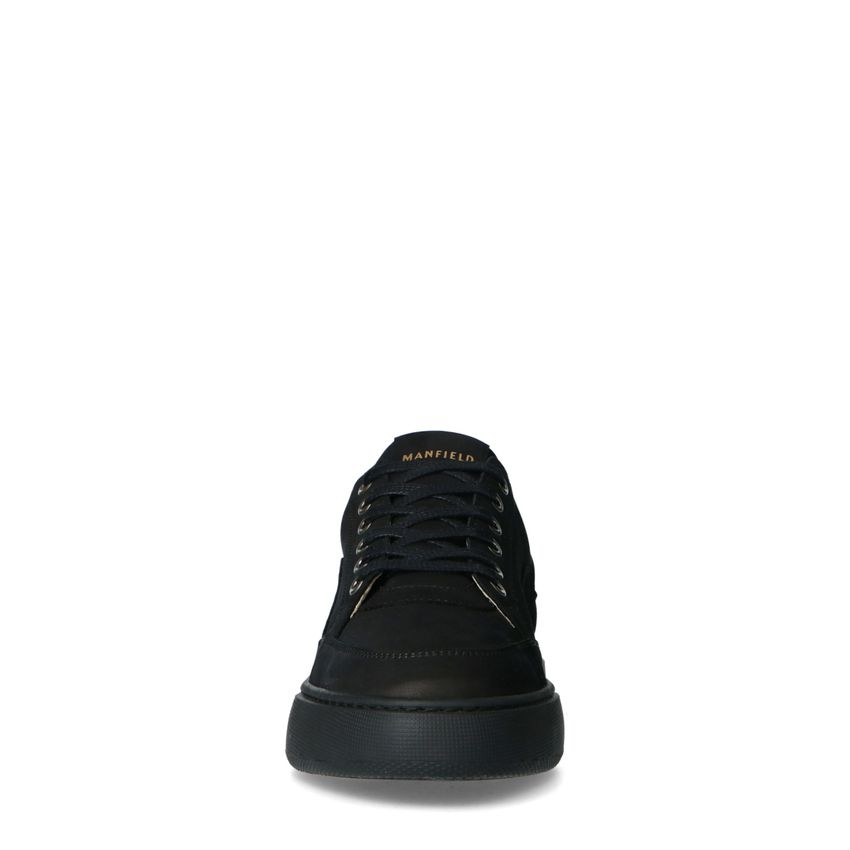 Zwarte nubuck sneakers