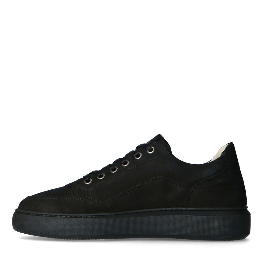 Zwarte nubuck sneakers