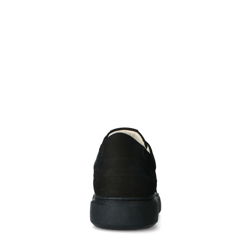 Zwarte nubuck sneakers