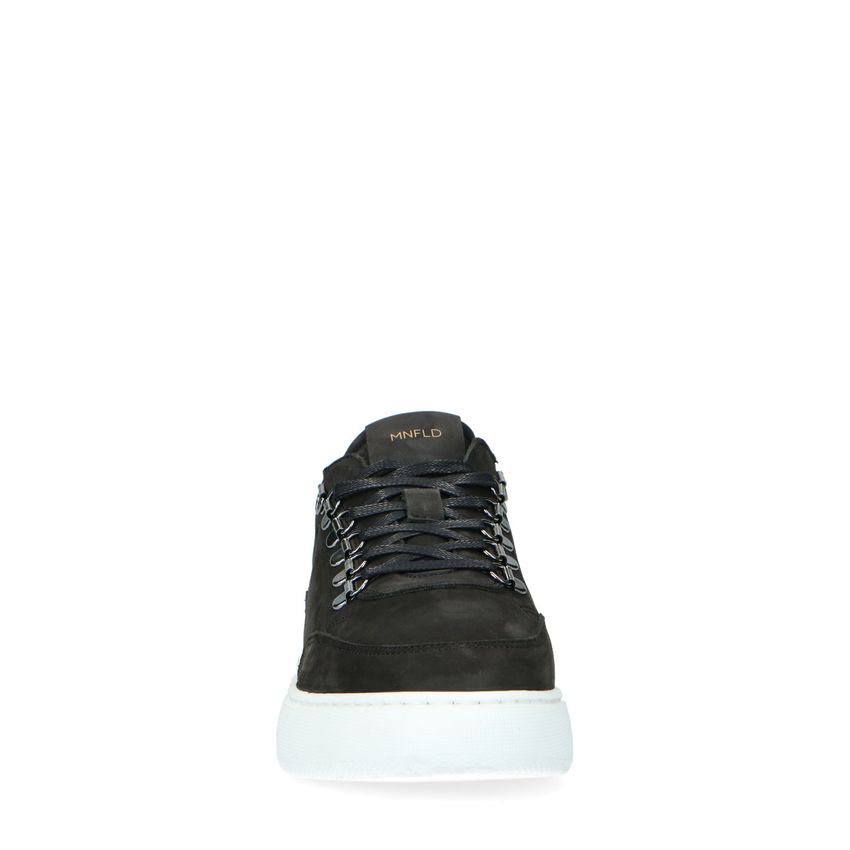 Zwarte nubuck sneakers