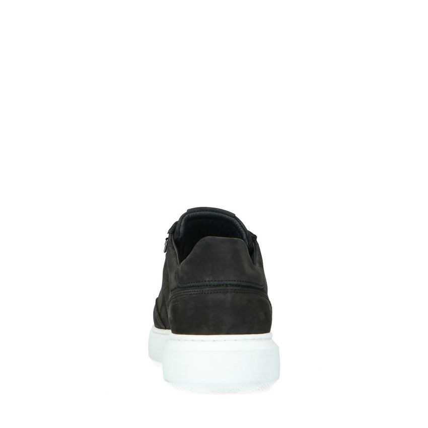 Zwarte nubuck sneakers