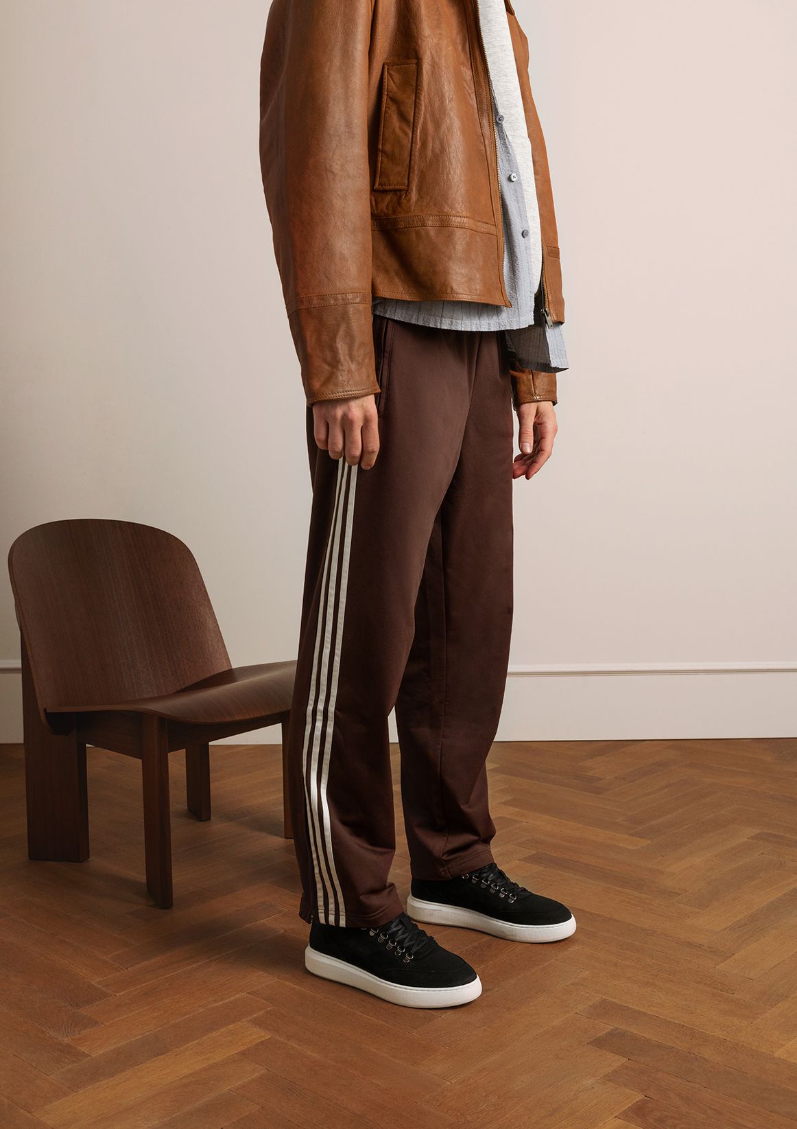 Zwarte nubuck sneakers