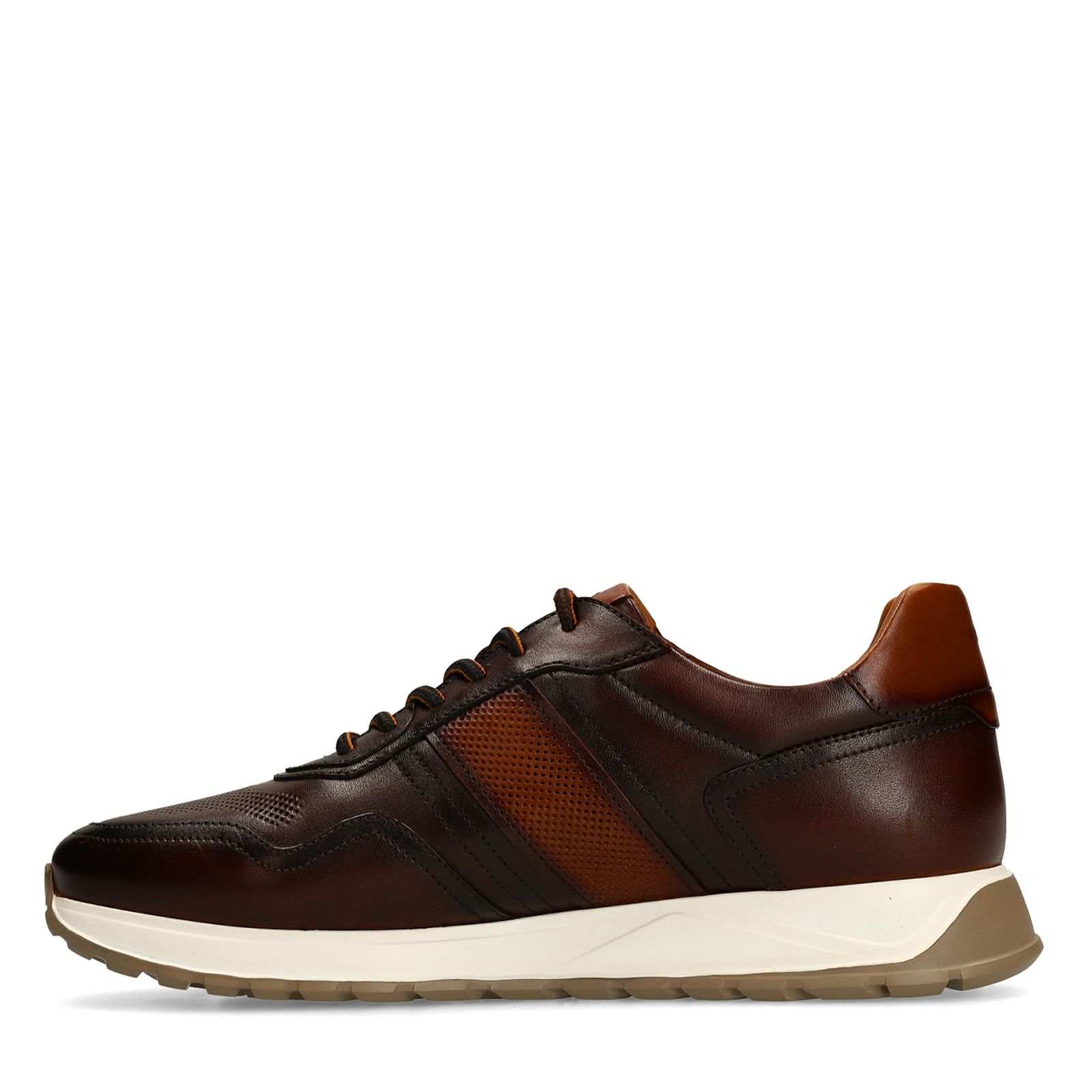 Braune Ledersneaker