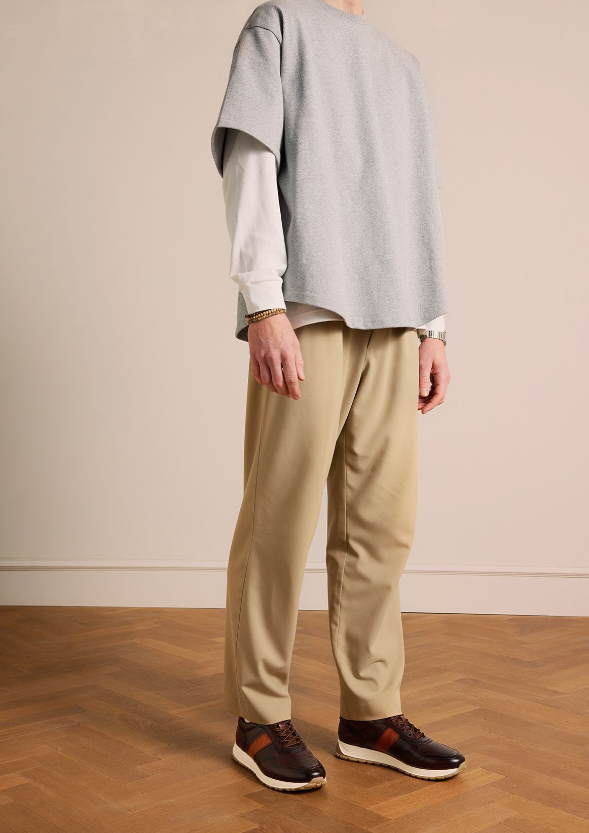 Braune Ledersneaker