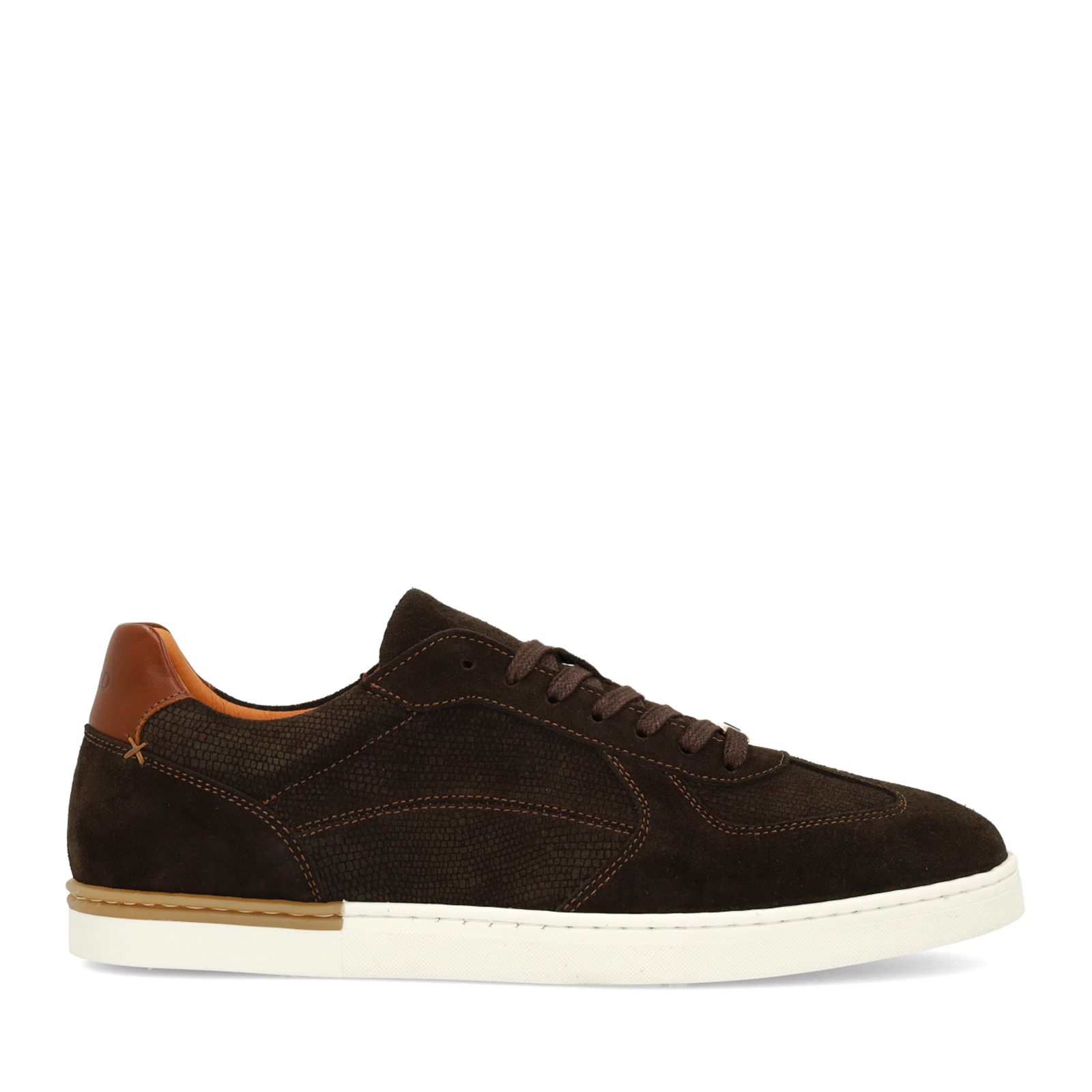 Bruine suède sneakers