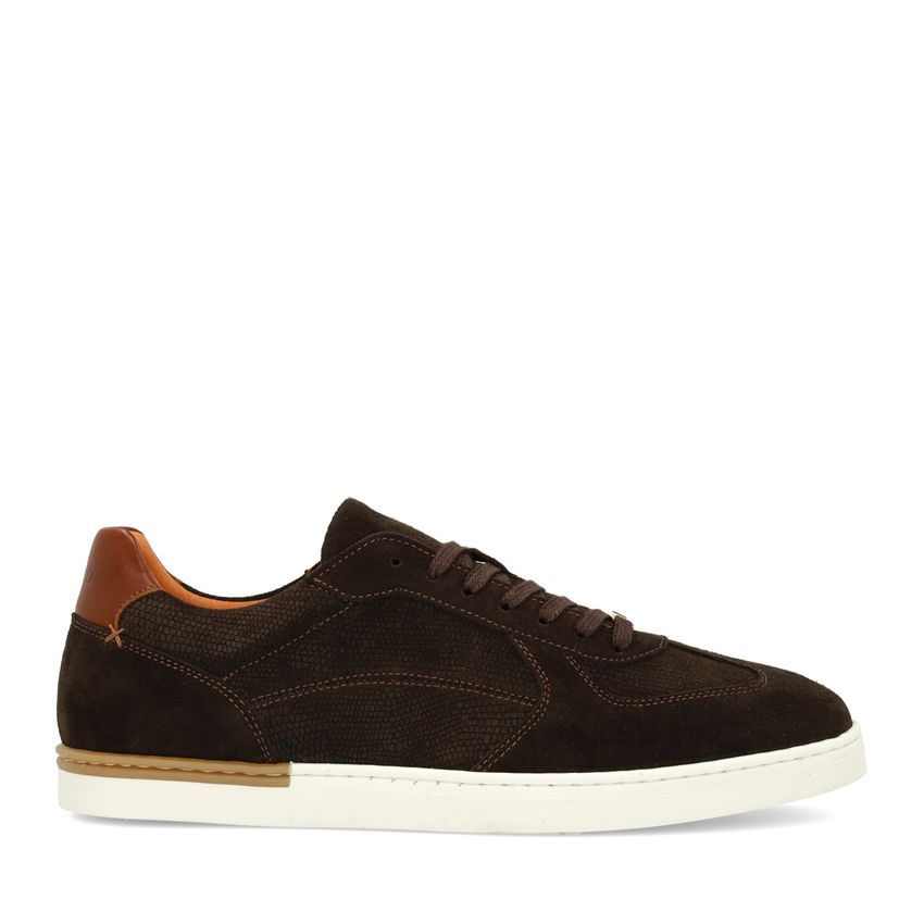 Bruine suède sneakers