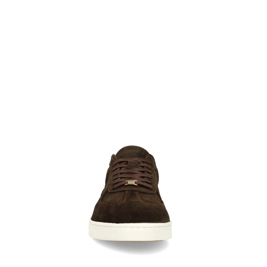 Bruine suède sneakers