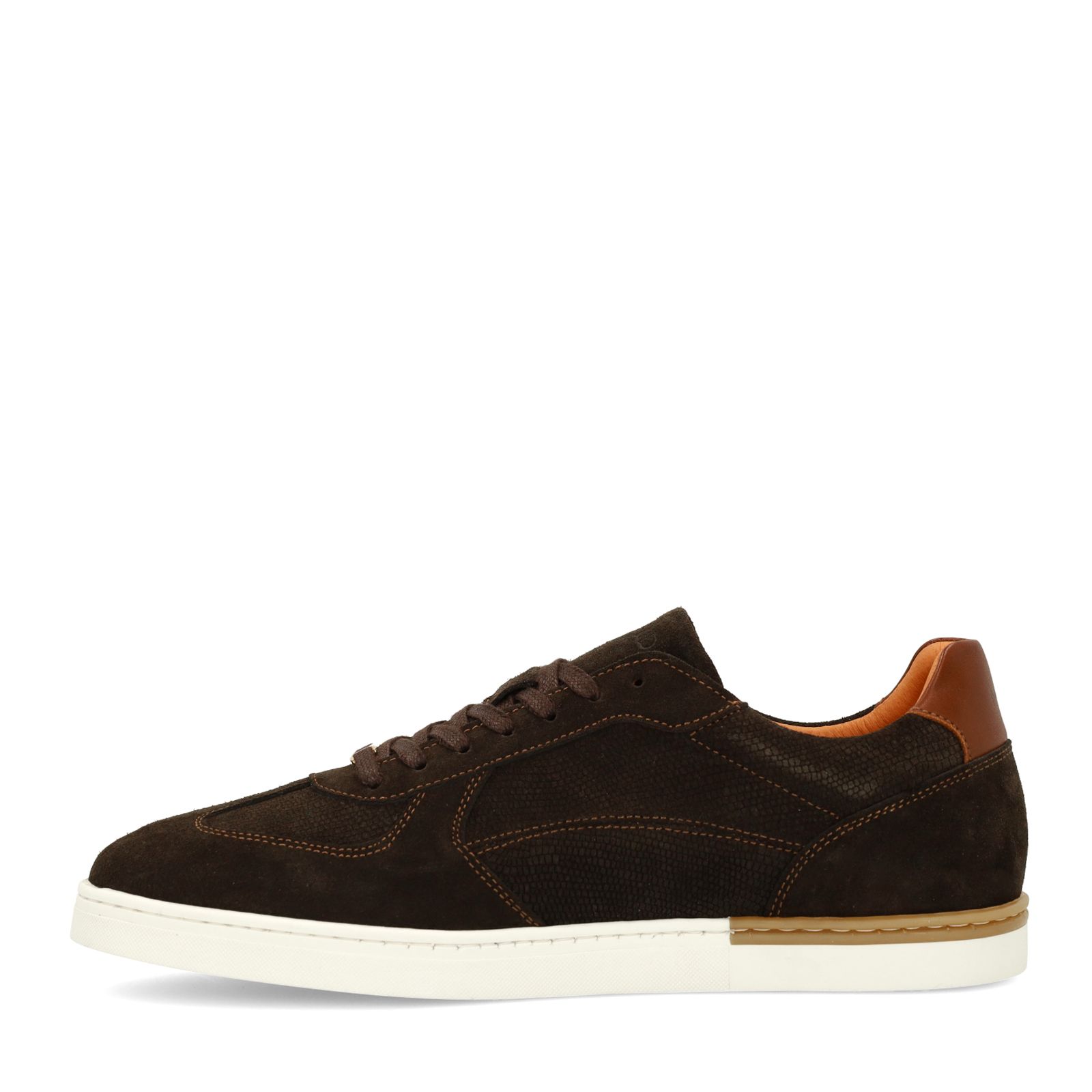 Bruine suède sneakers