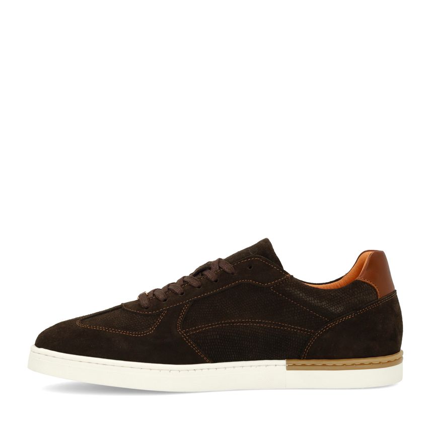 Bruine suède sneakers