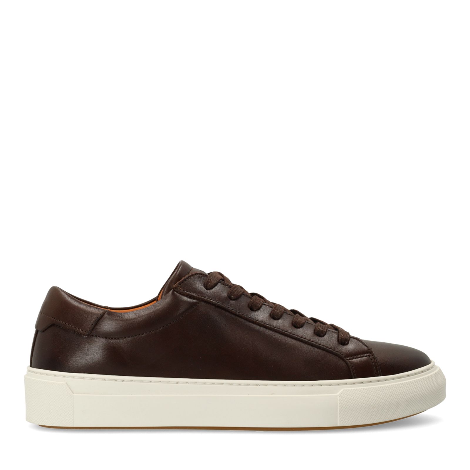 Bruine leren sneakers