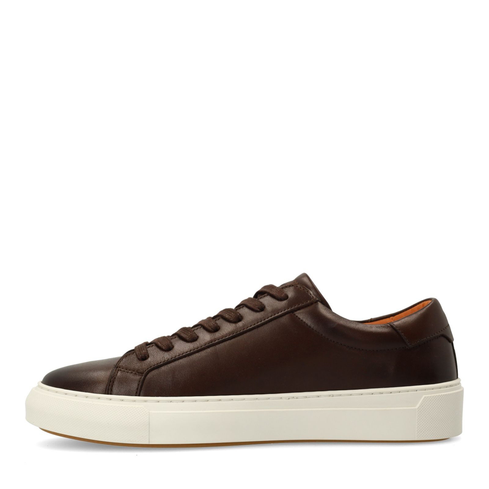Bruine leren sneakers
