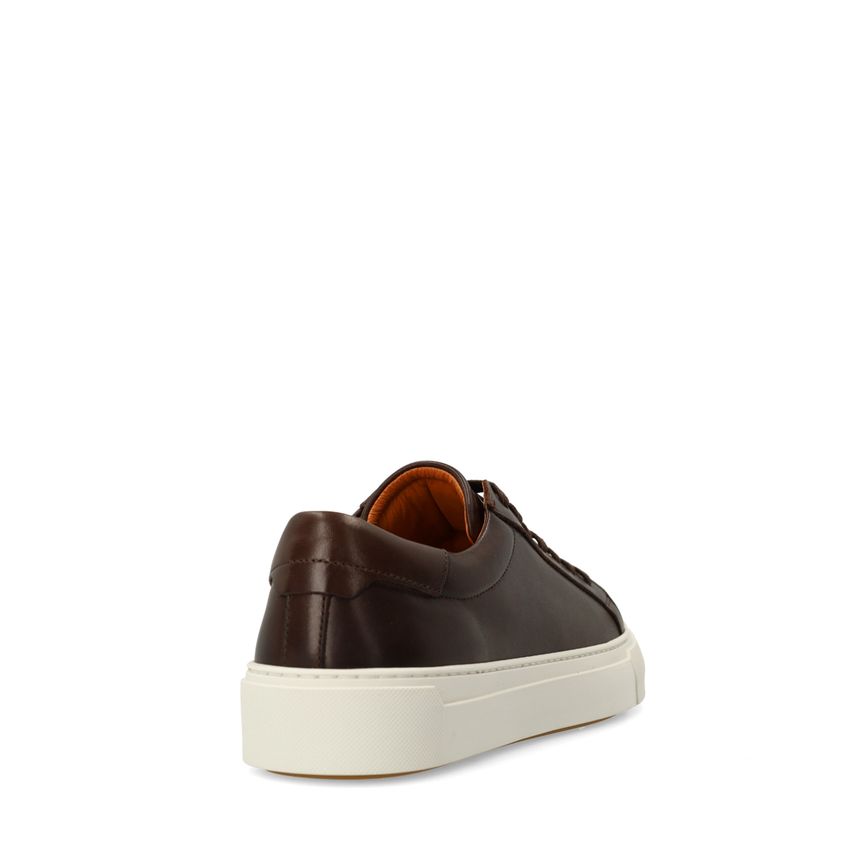Bruine leren sneakers