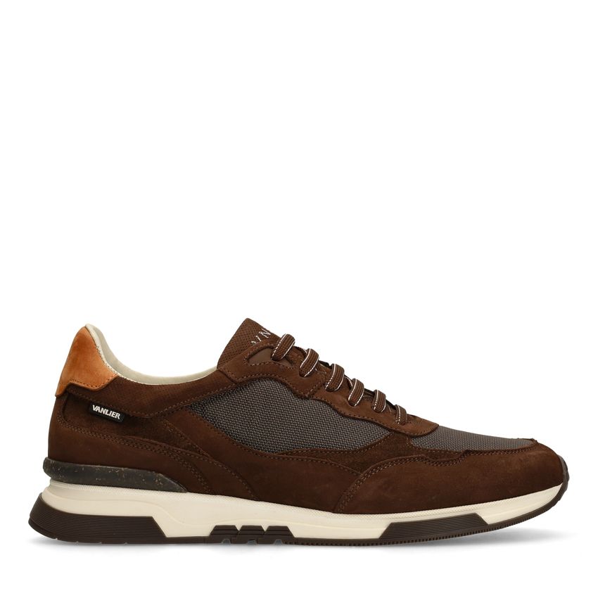 Braune Veloursleder-Sneaker