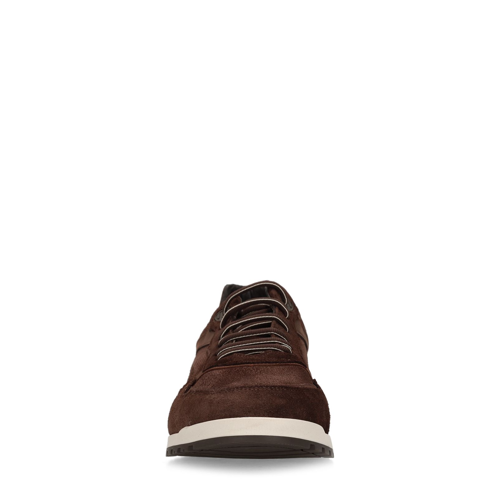 Donkerbruine Ravello suède sneakers