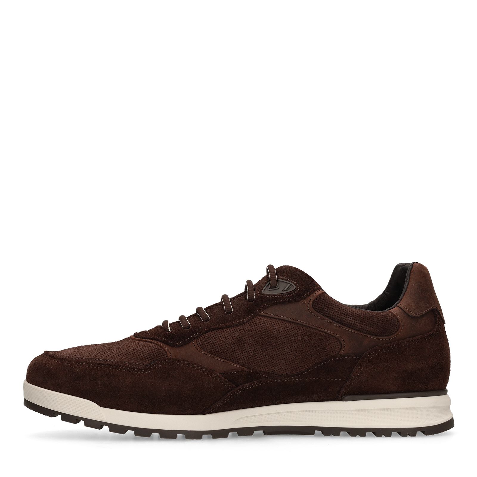 Donkerbruine Ravello suède sneakers