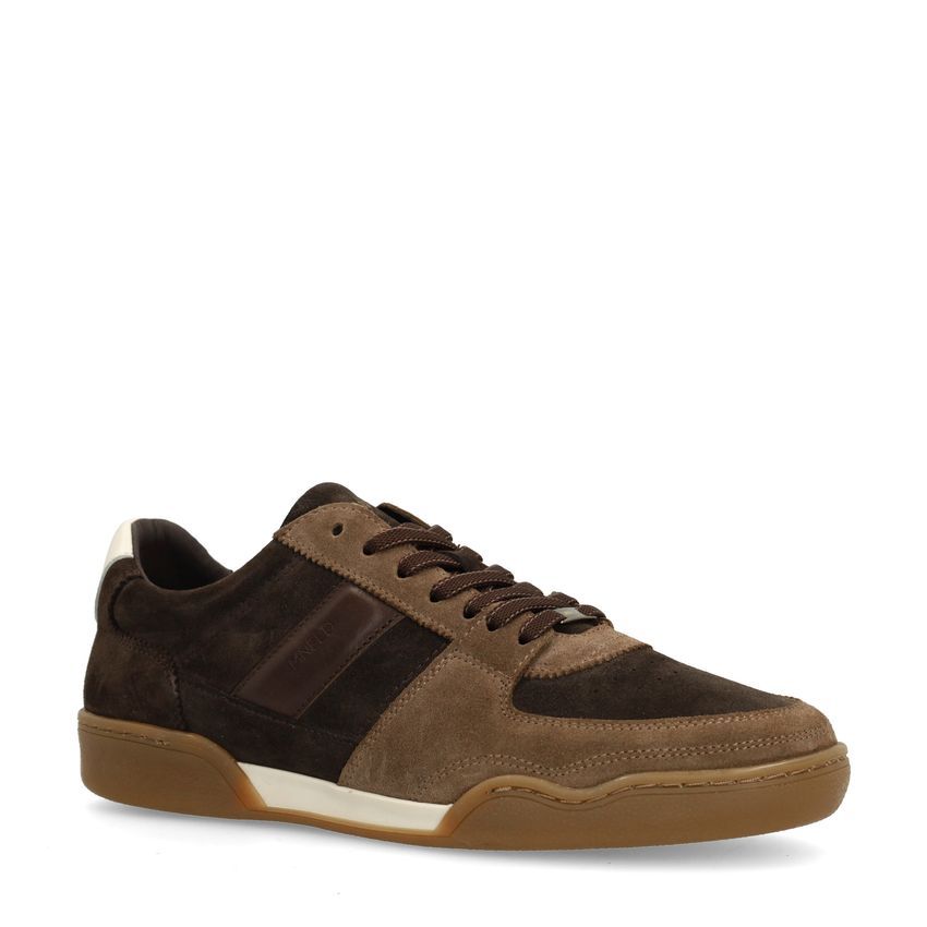 Bruine suède sneakers