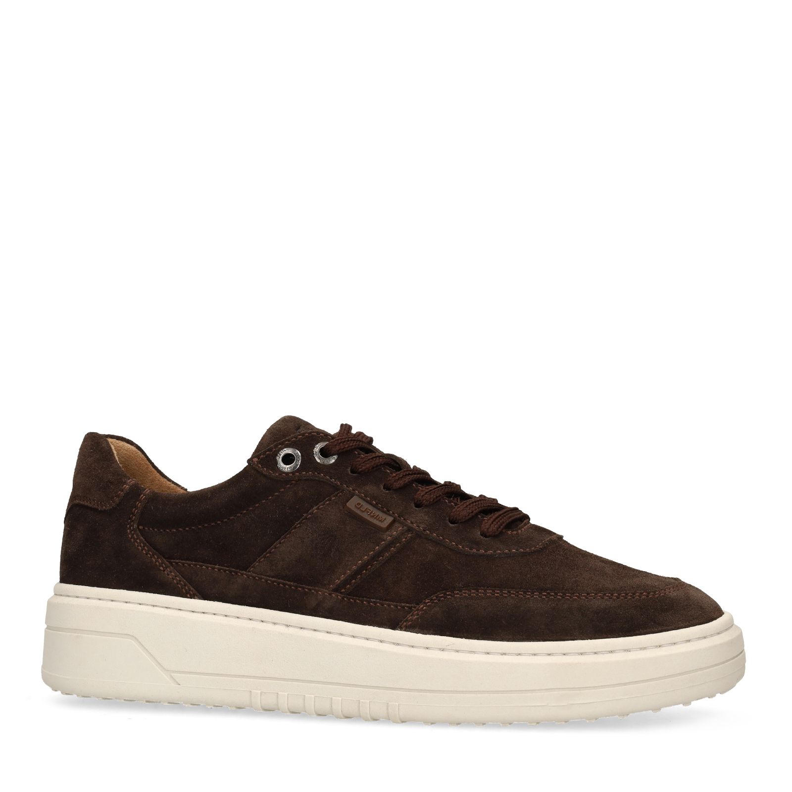 Bruine suède sneakers