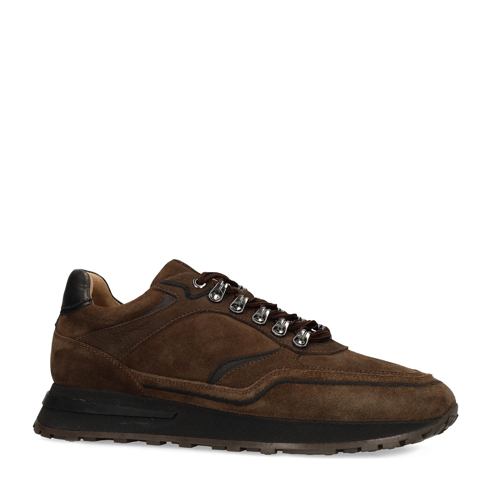 Bruine suède sneakers