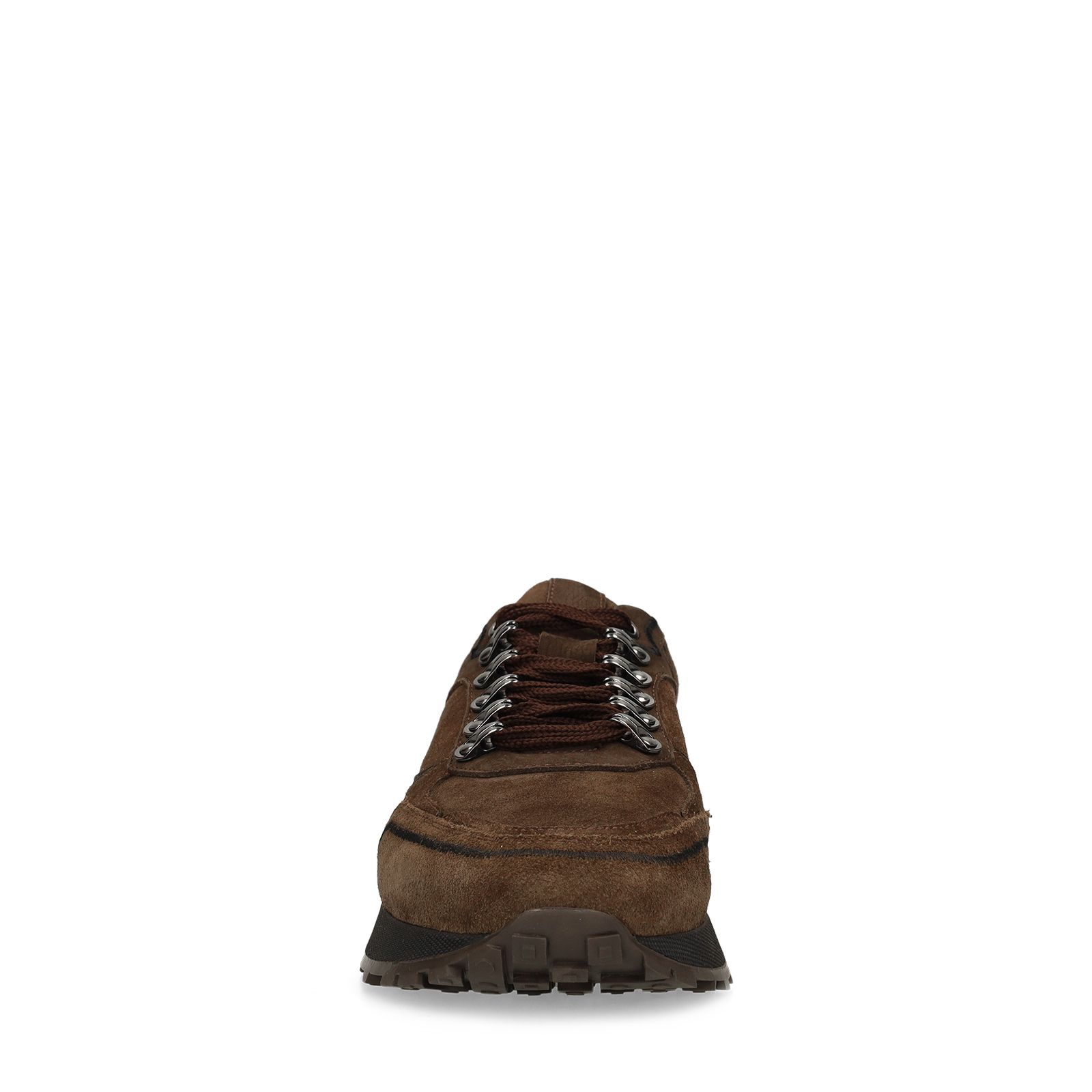 Bruine suède sneakers