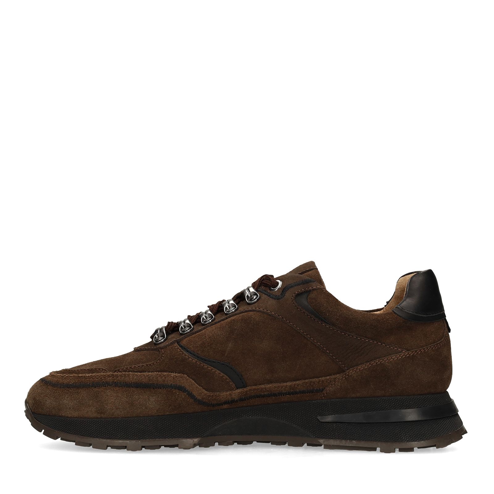 Bruine suède sneakers
