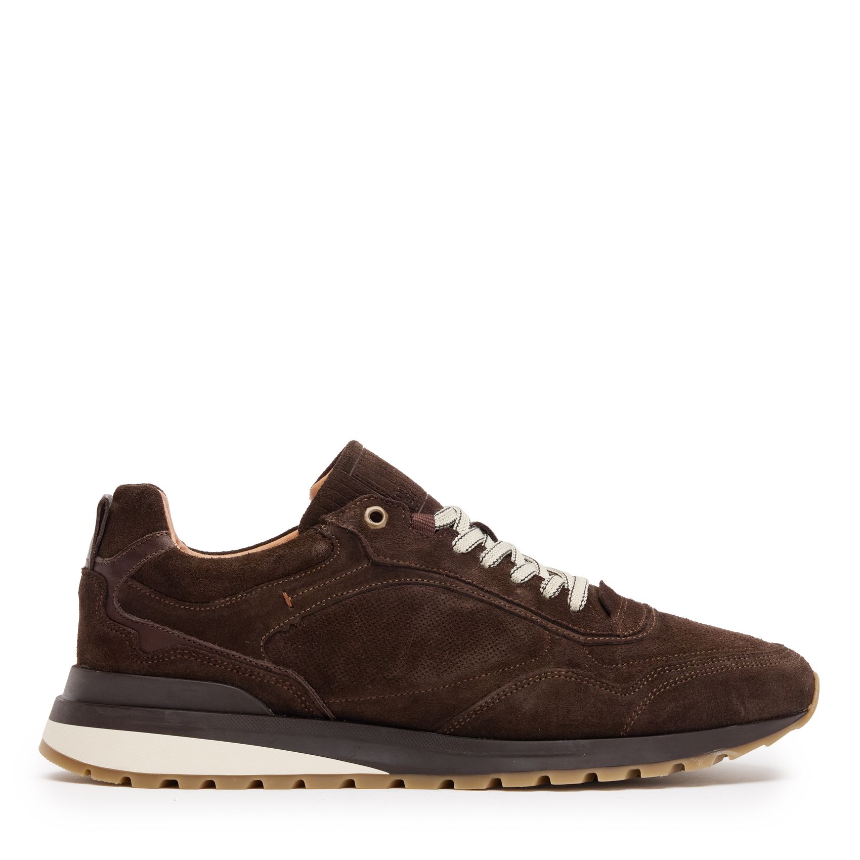 Bruine suède sneakers