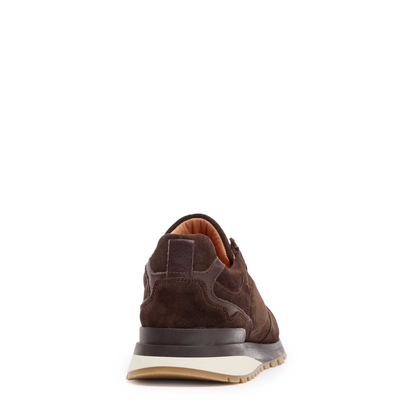 Bruine suède sneakers