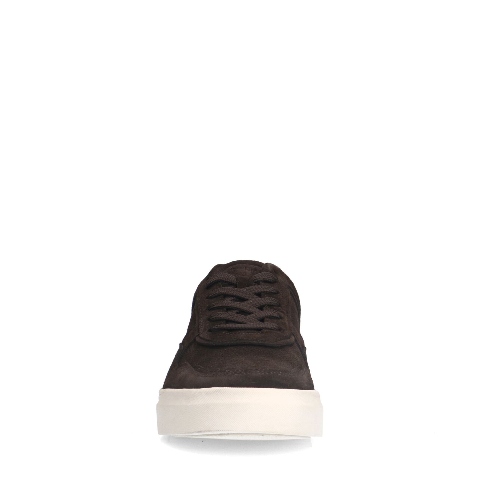 Donker bruine suède sneakers