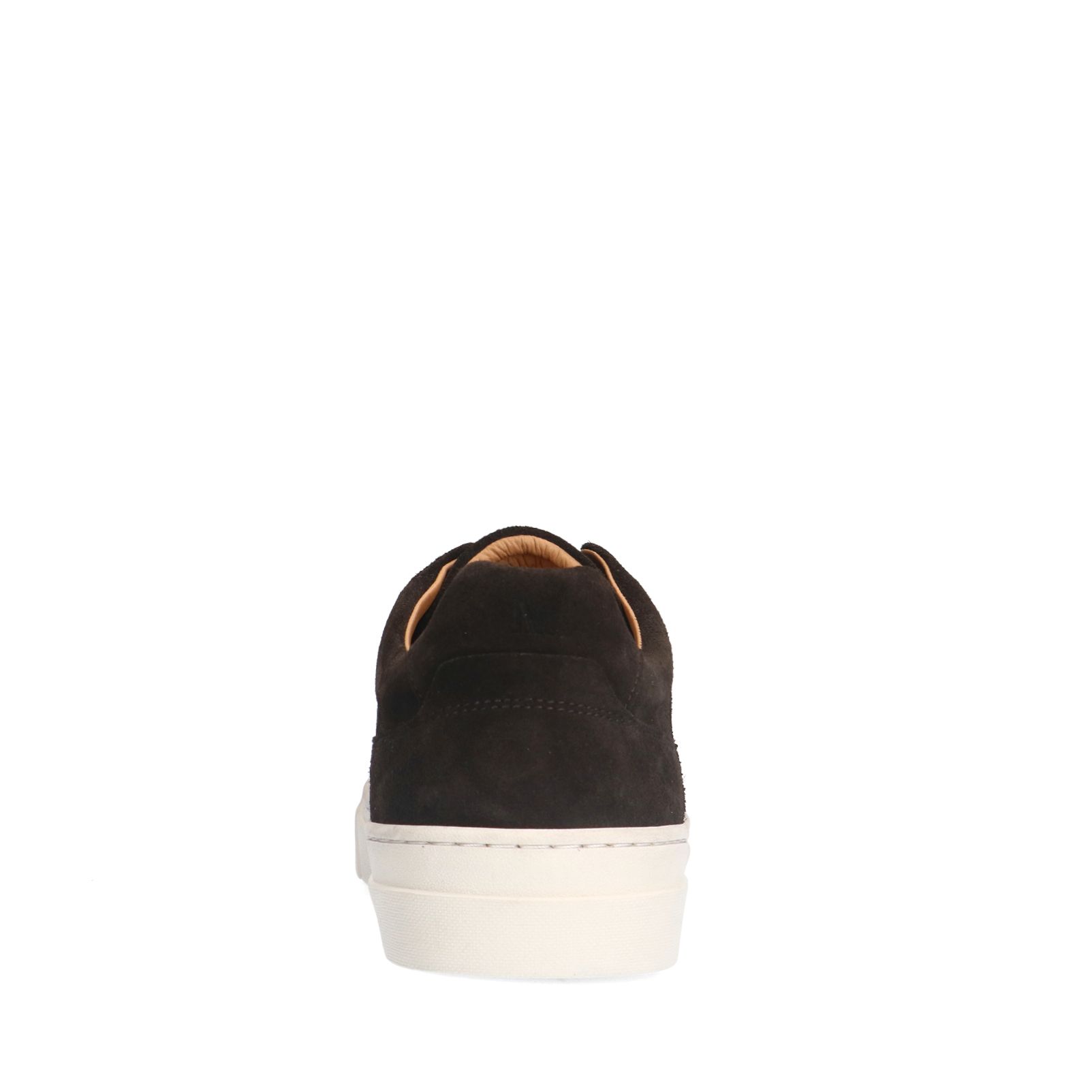 Donker bruine suède sneakers