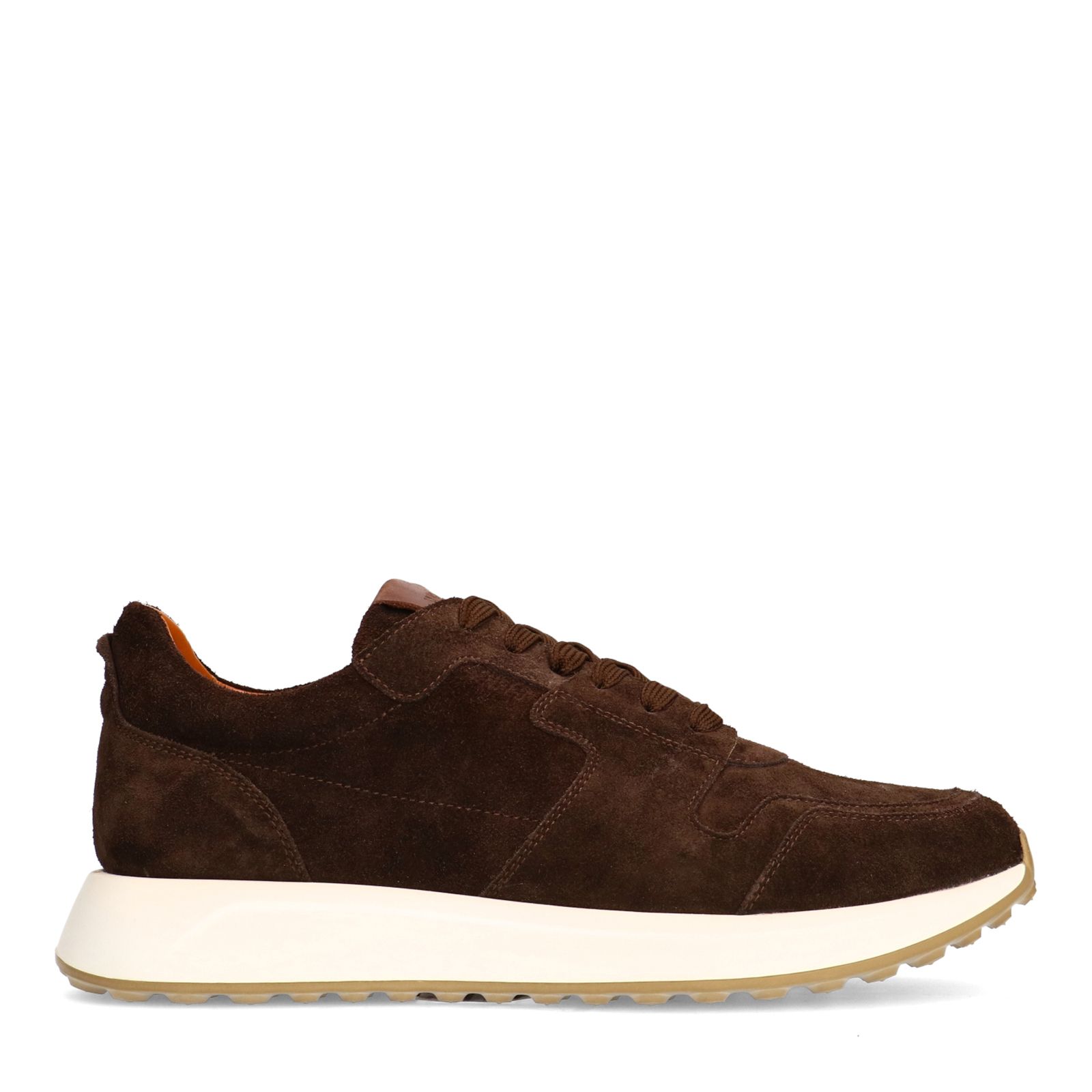 Bruine suède sneakers