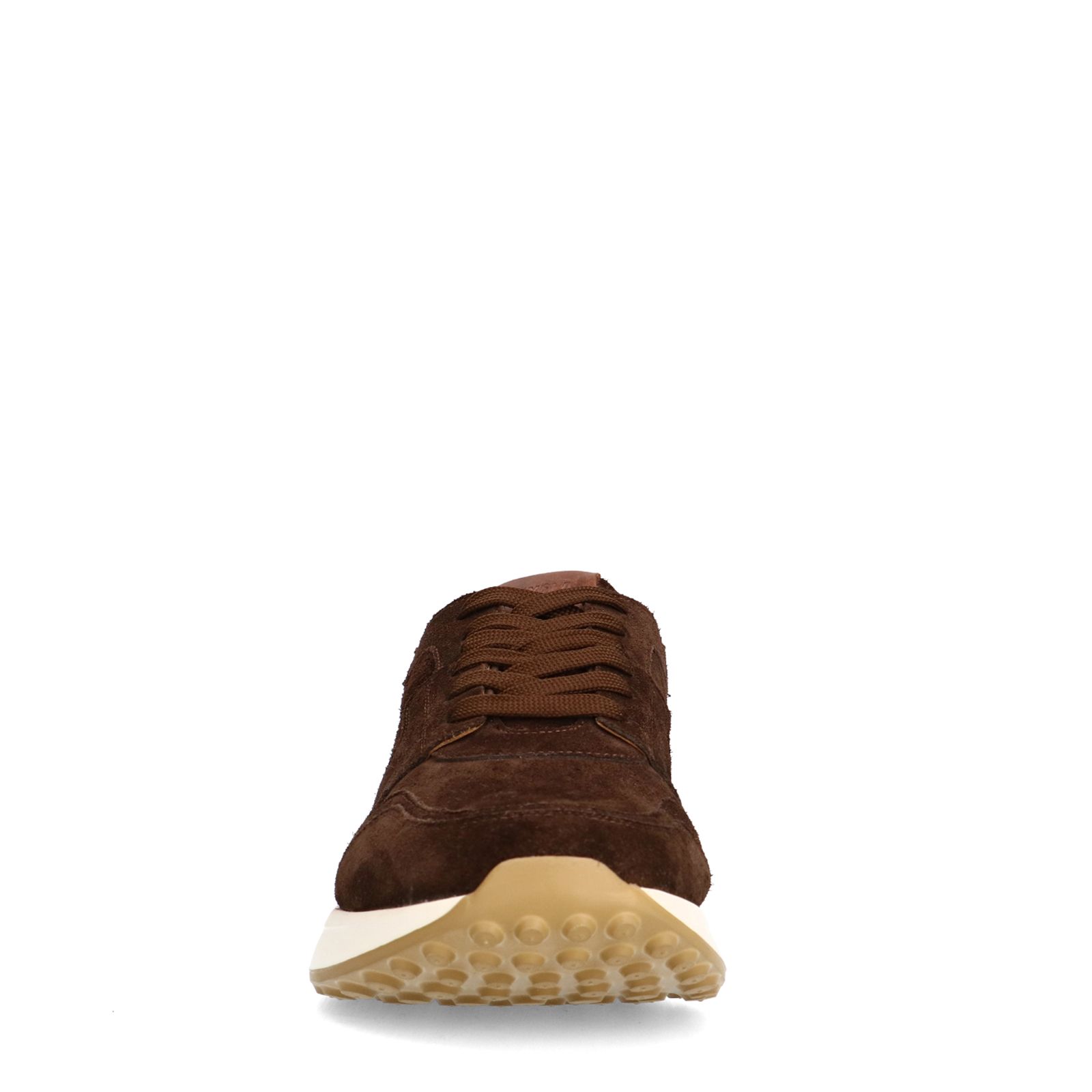 Bruine suède sneakers