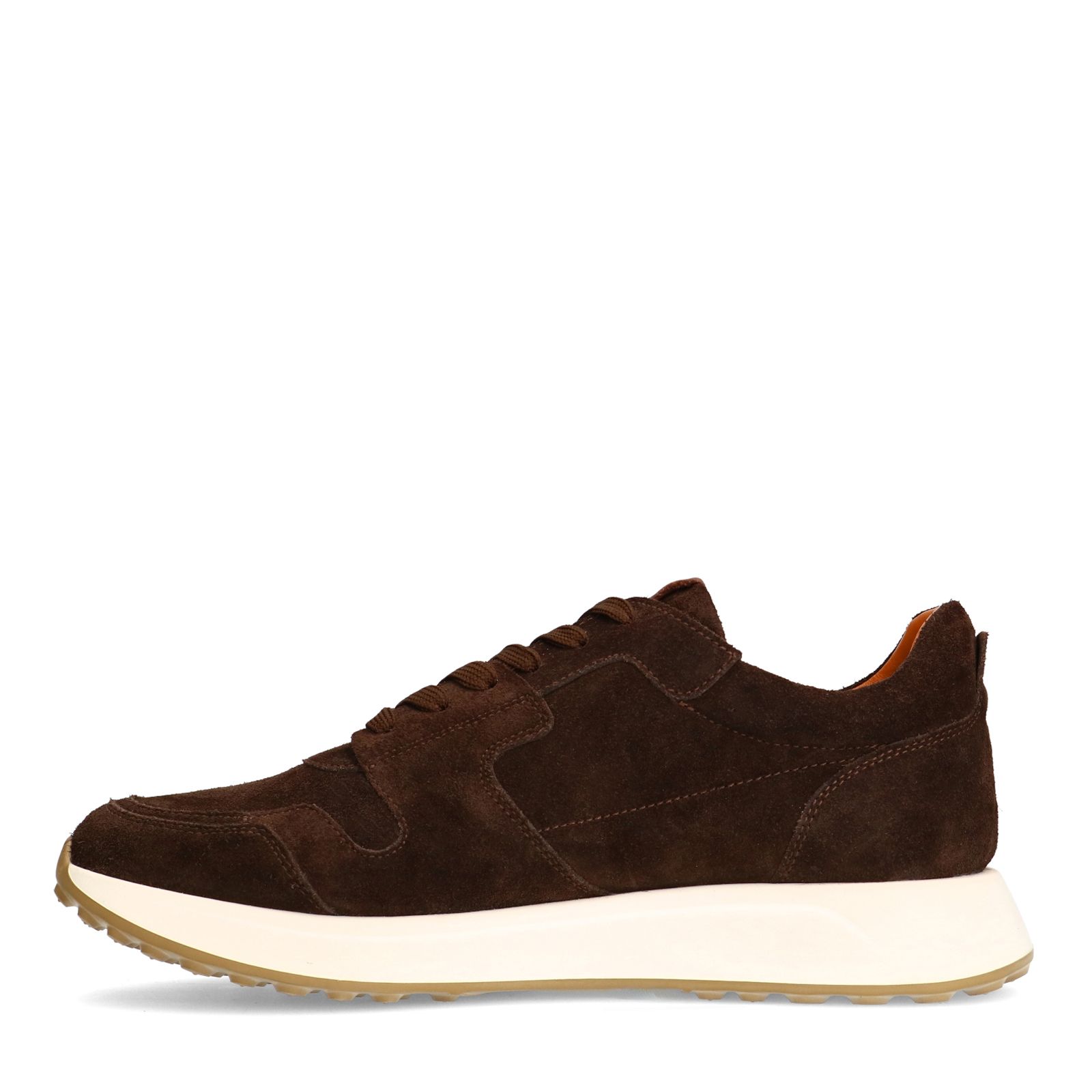 Bruine suède sneakers