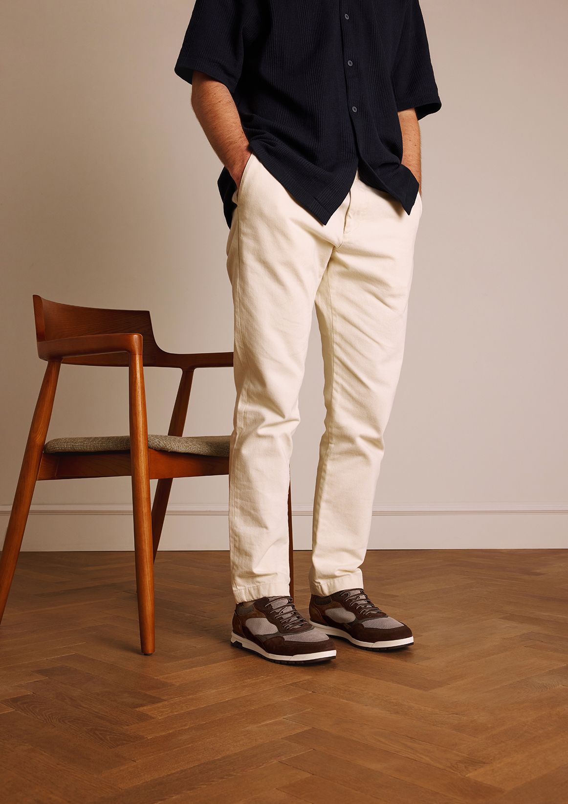 Bruine Ravello suède sneakers