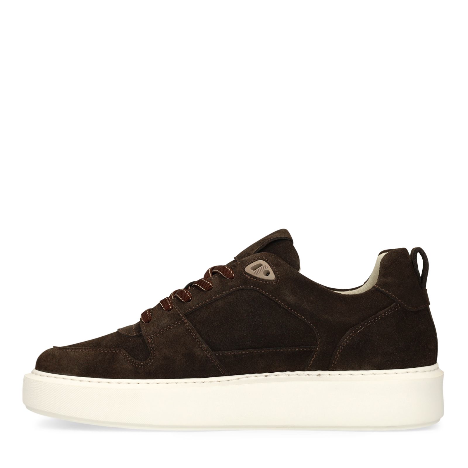 Bruine suède sneakers