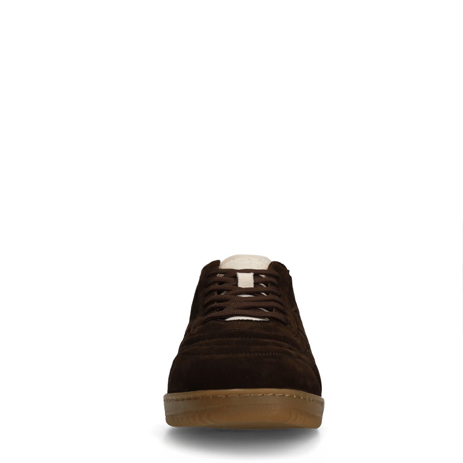 Donkerbruine suède sneakers