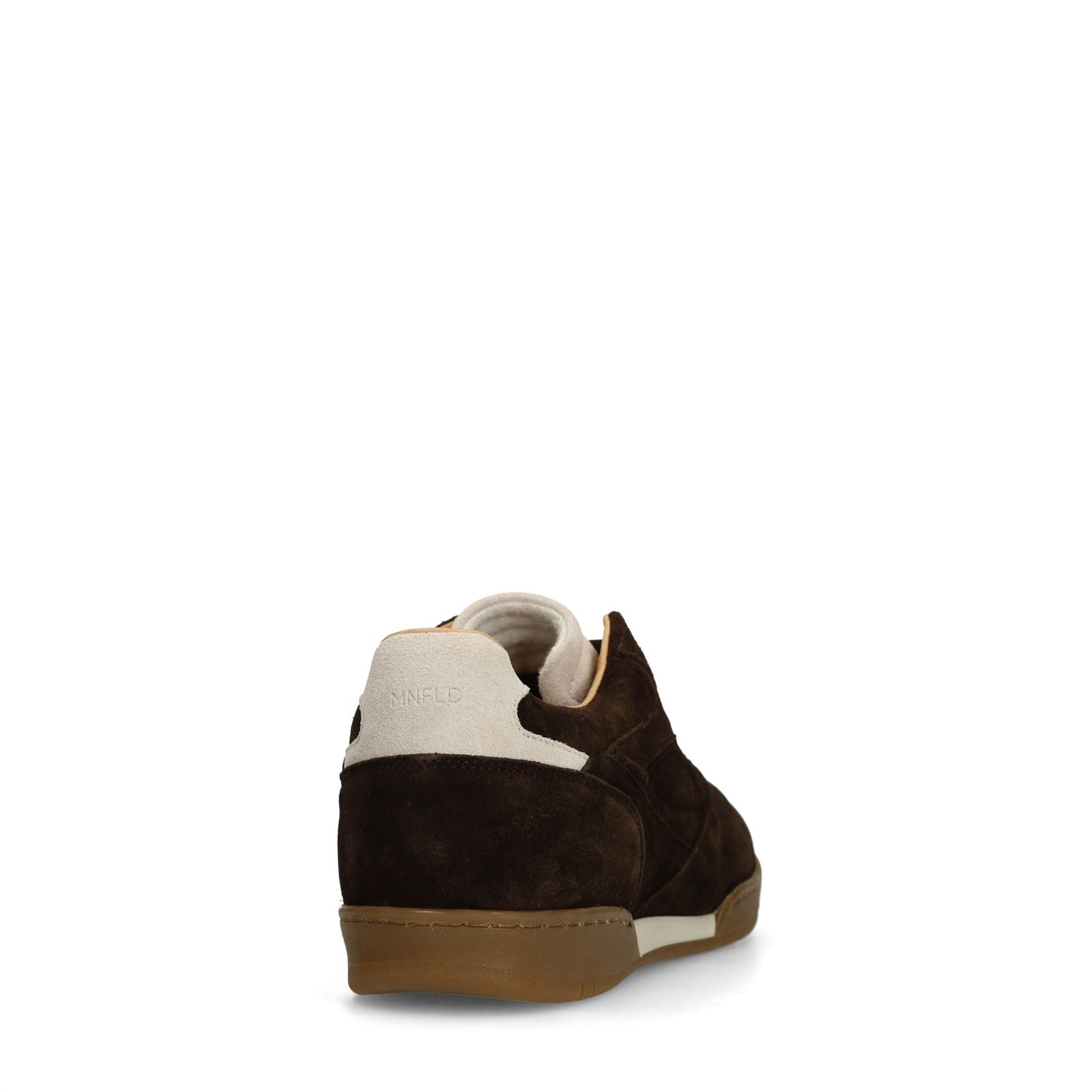 Donkerbruine suède sneakers