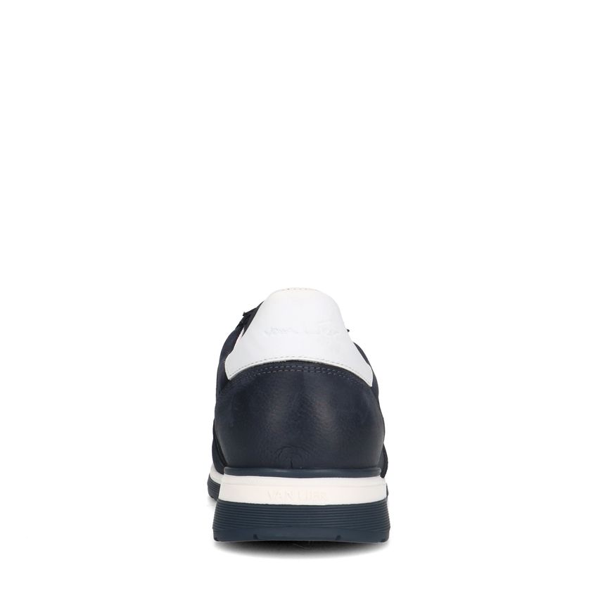 Blauwe nubuck sneakers