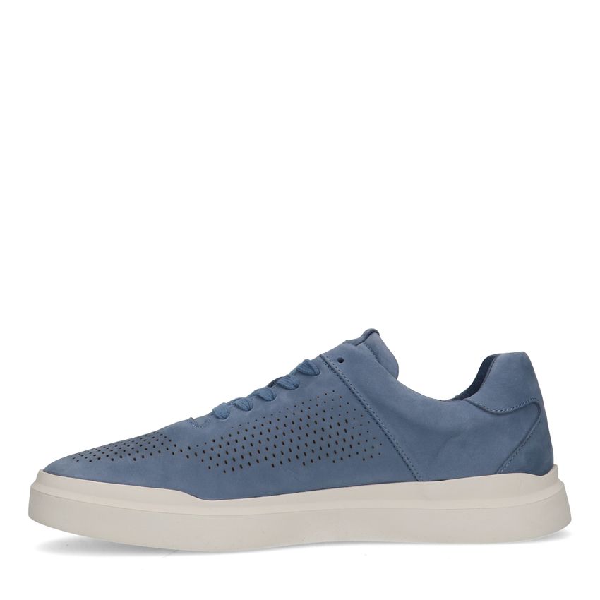 Blaue Nubuk-Sneaker