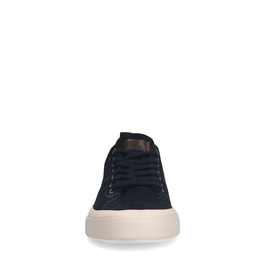 Donkerblauwe suède sneakers