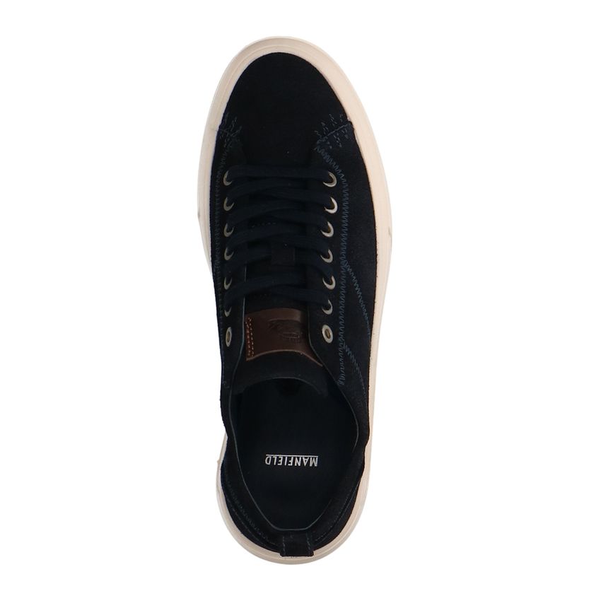 Navy suède sneakers