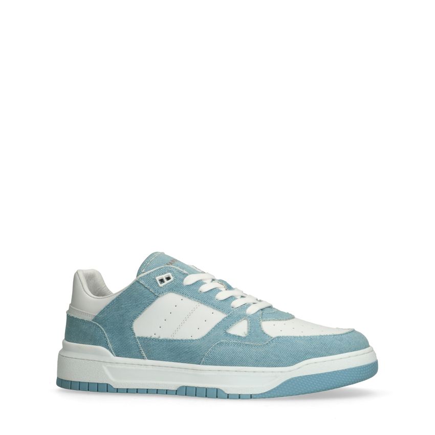 Blaue Denim-Sneaker