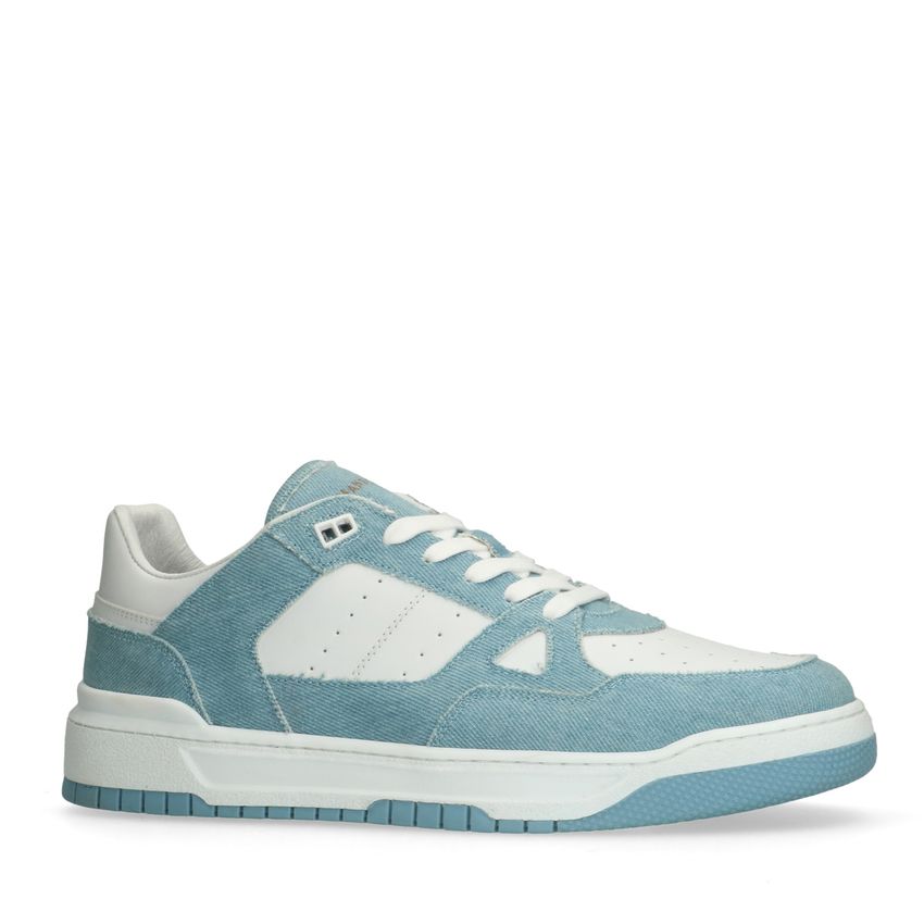 Blauwe denim sneakers