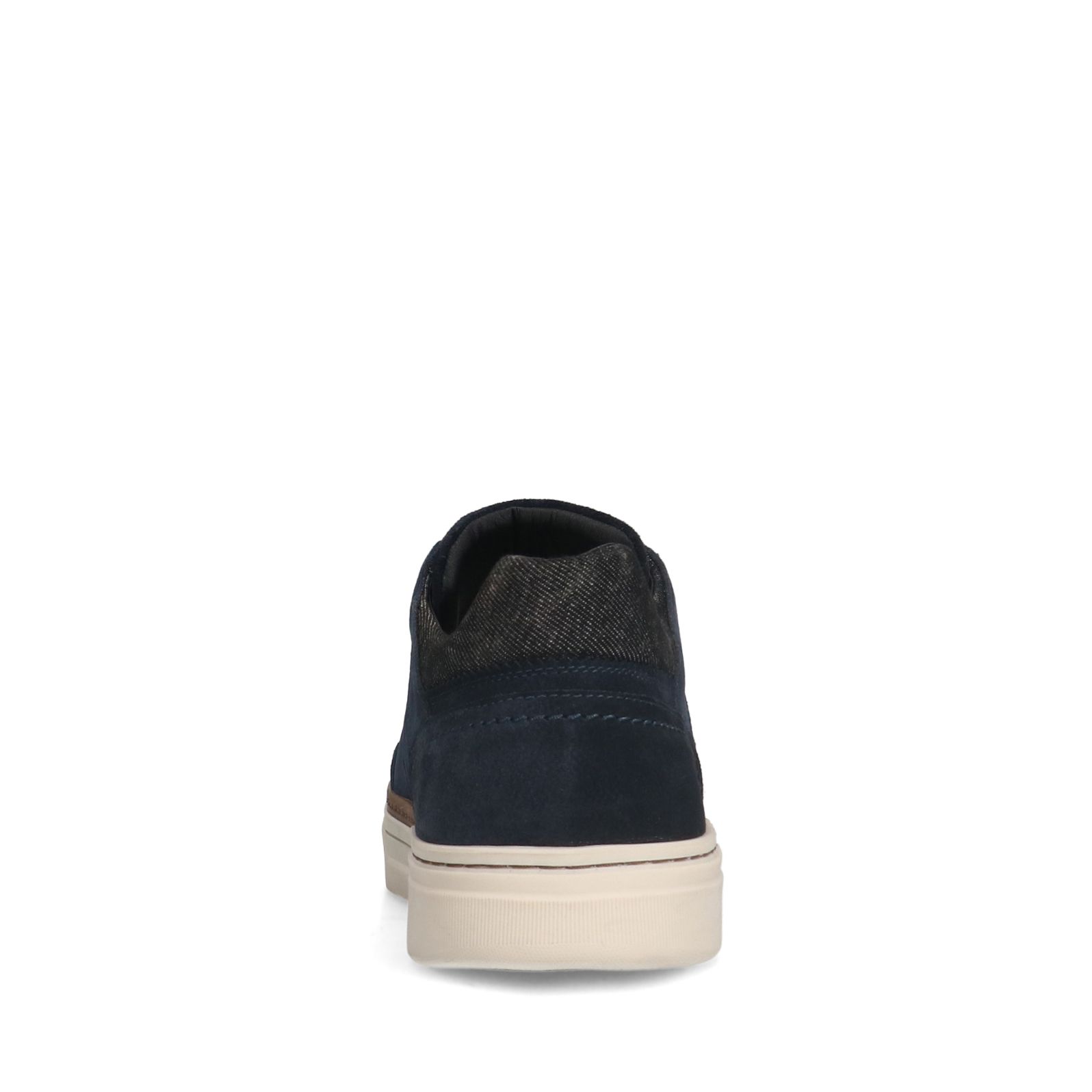 Blaue Nubuk-Sneaker