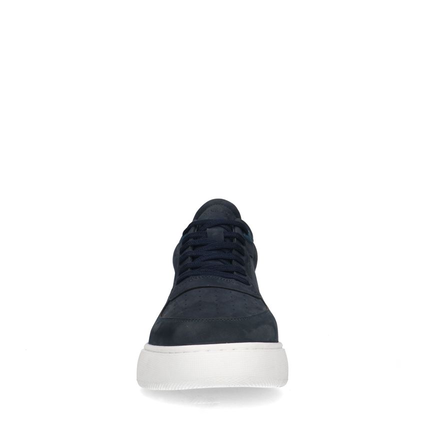 Blauwe nubuck sneakers