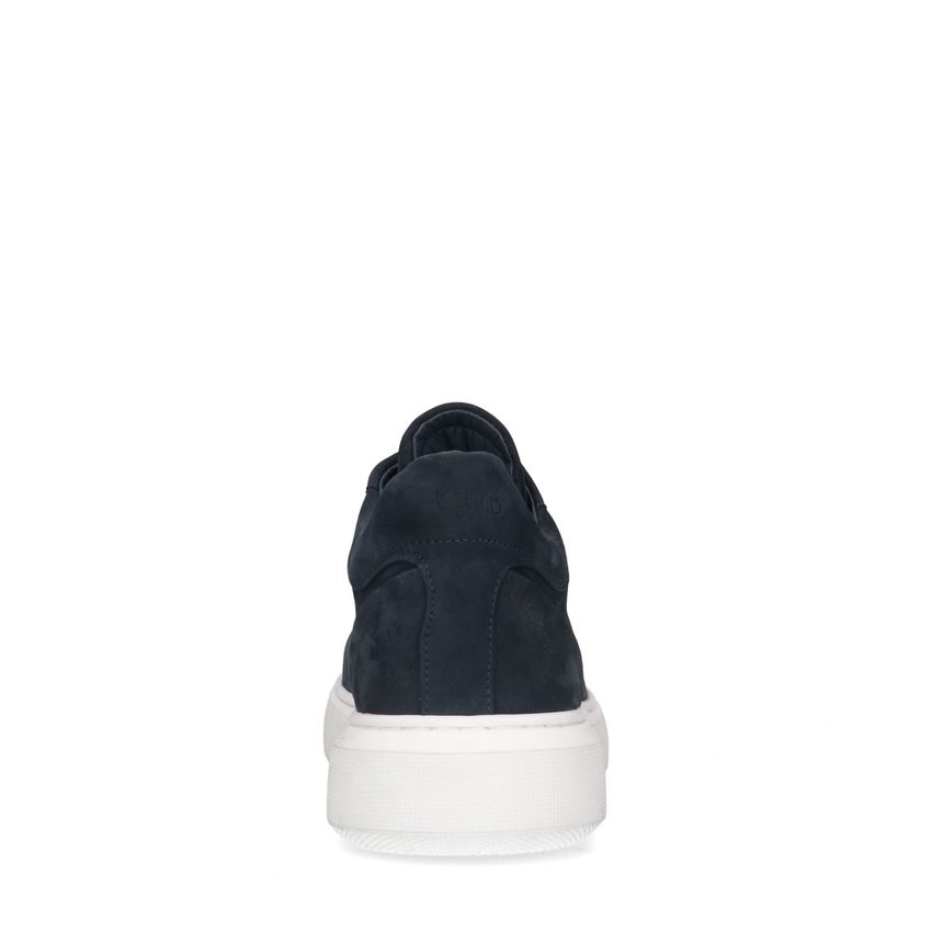 Blauwe nubuck sneakers