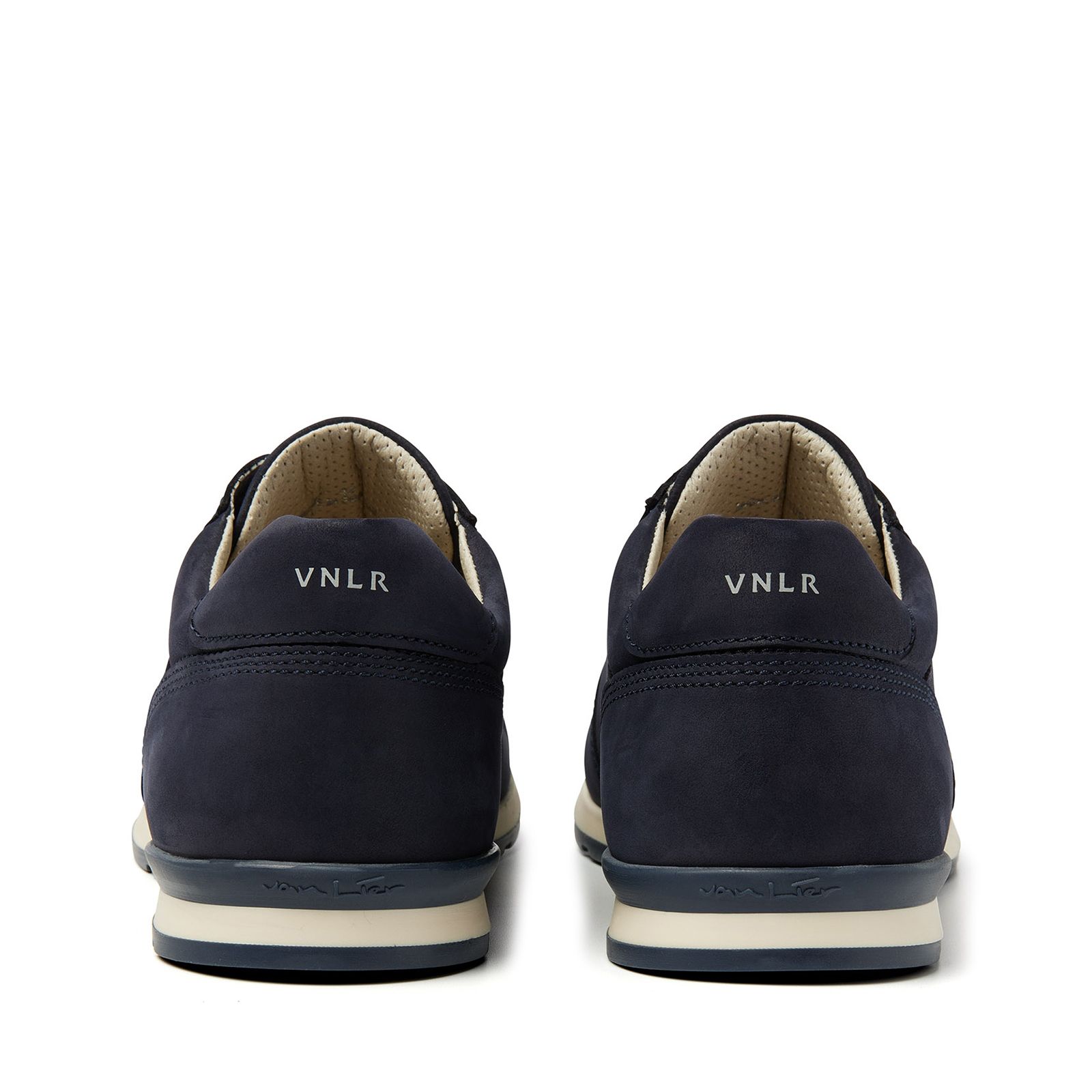 Blauwe nubuck sneakers