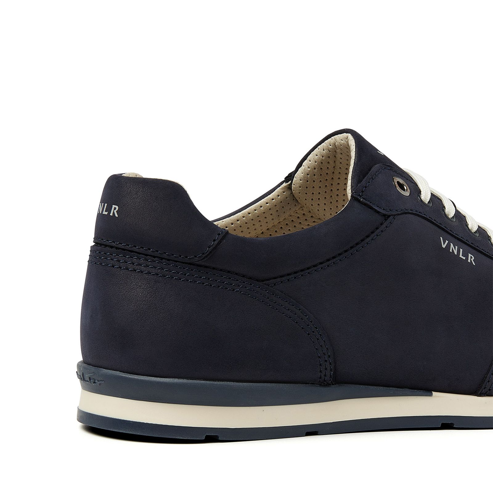 Blauwe nubuck sneakers