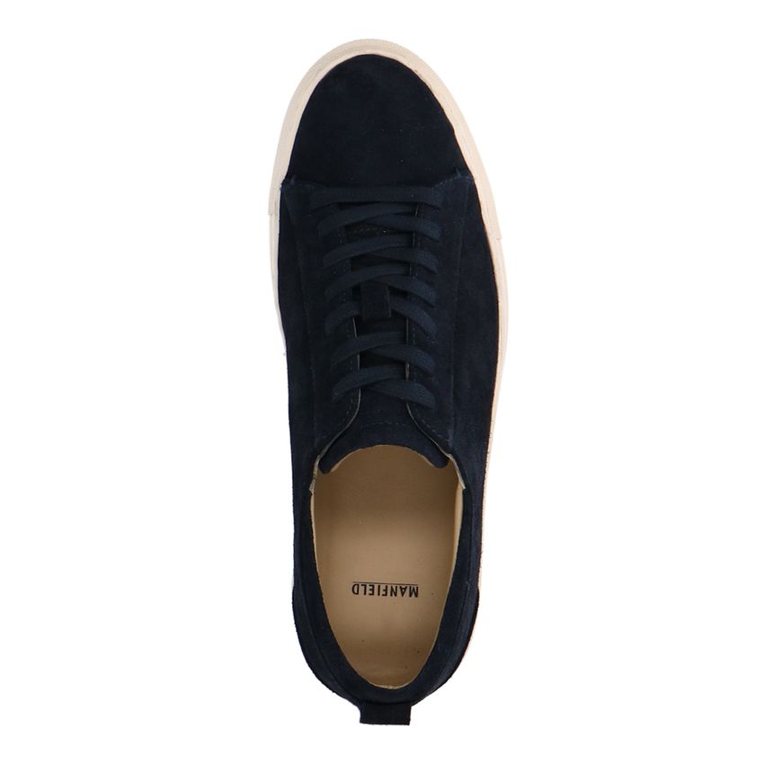 Navy suède sneakers