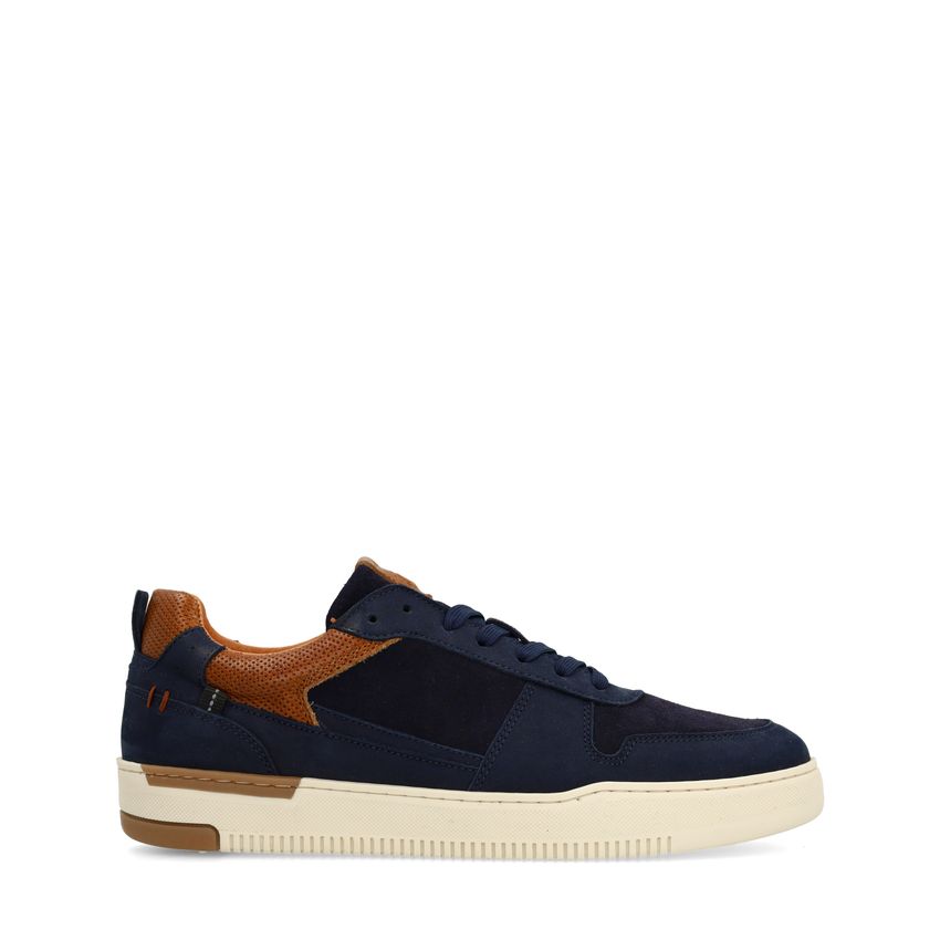 Navy blauwe nubuck sneakers