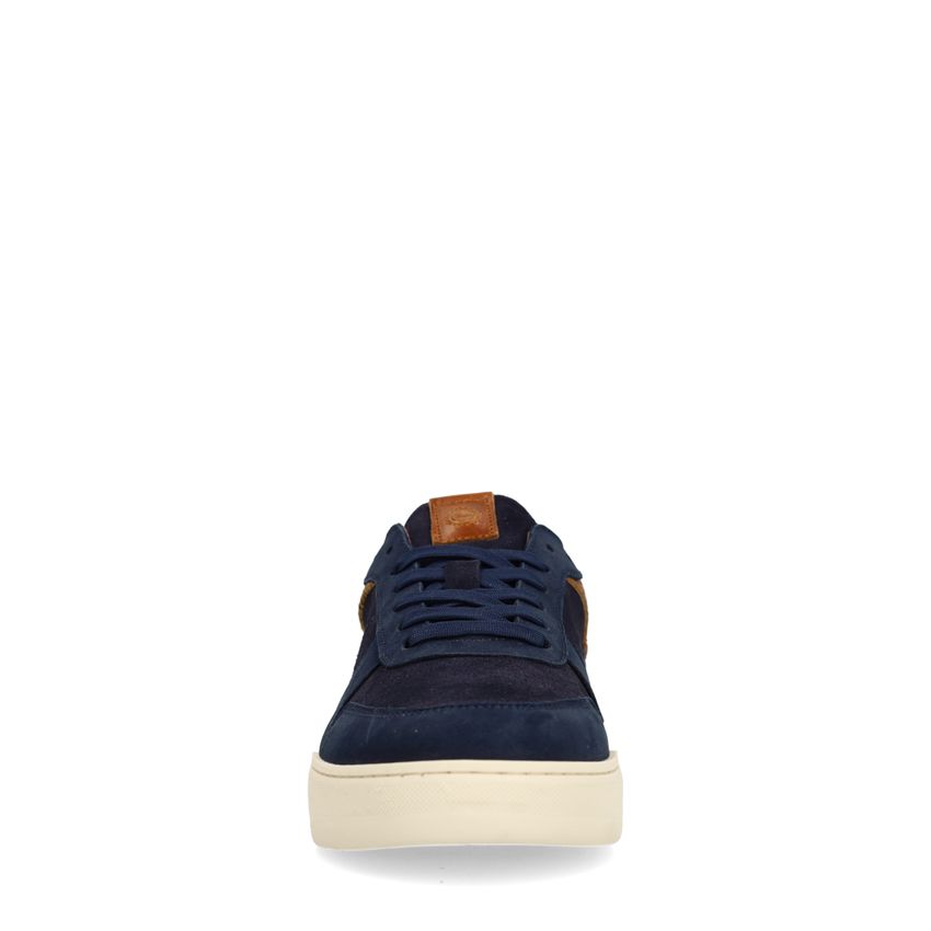 Donkerblauwe nubuck sneakers